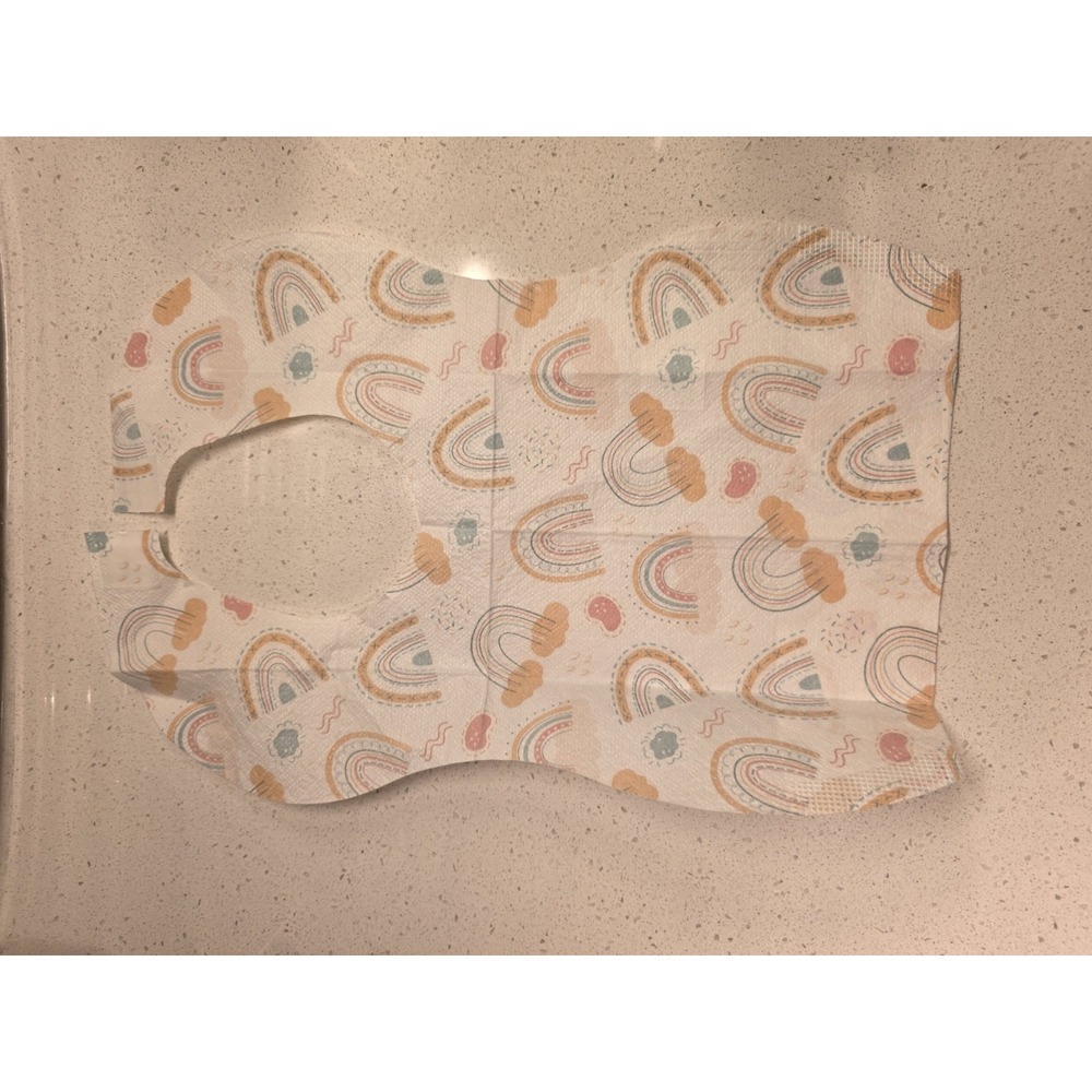 Disposable Baby Bibs for Baby Boys and Girls - Individually Packaged Open Box